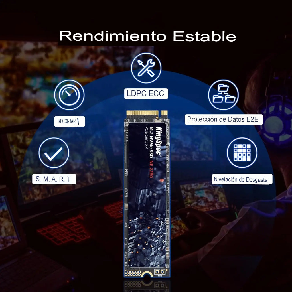Disco Duro KingSpec M.2 SSD para MSI